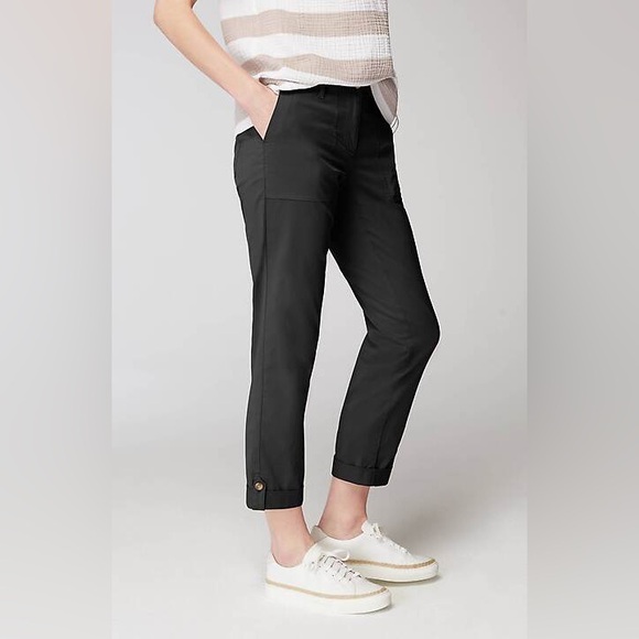 J. Jill Pants - J.Jill Women’s Navy Pima Stretch Straight Chino—10